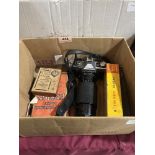 A Minotta XG2 camera and other items