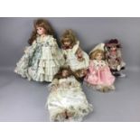 A COLLECTION OF TEN DOLLS