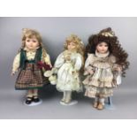 A COLLECTION OF DOLLS