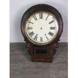 A VICTORIAN WALL CLOCK CASE