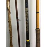 A LOT OF VARIOUS FISHING RODS