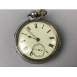 A SILVER POCKET WATCH