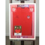 ENGLAND NATIONAL TEAM SIGNED JERSEY