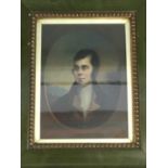 A PAIR OF PAINTINGS OF ROBERT BURNS AND SIR WALTER SCOTT