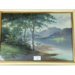 A PAIR OF OILS ON BOARD BY CECIL WALLINGER