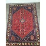 A PERSIAN YALLAMEH RUG