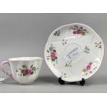 A SHELLEY CHINA FLORAL DECORATED PART TEA SET