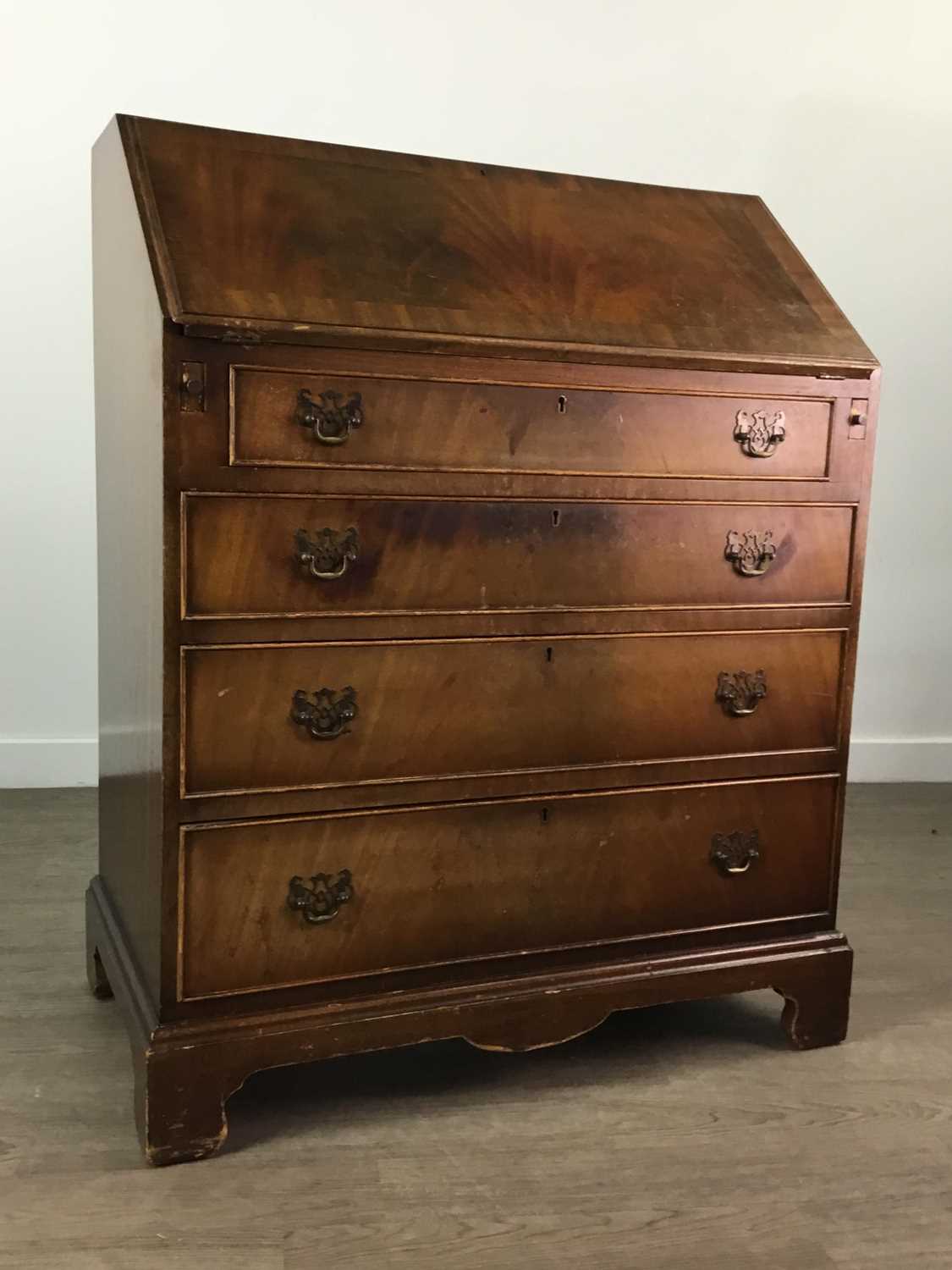 A MAHOGANY BUREAU