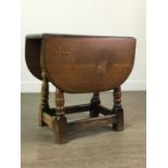 A DROP LEAF OCCASIONAL TABLE