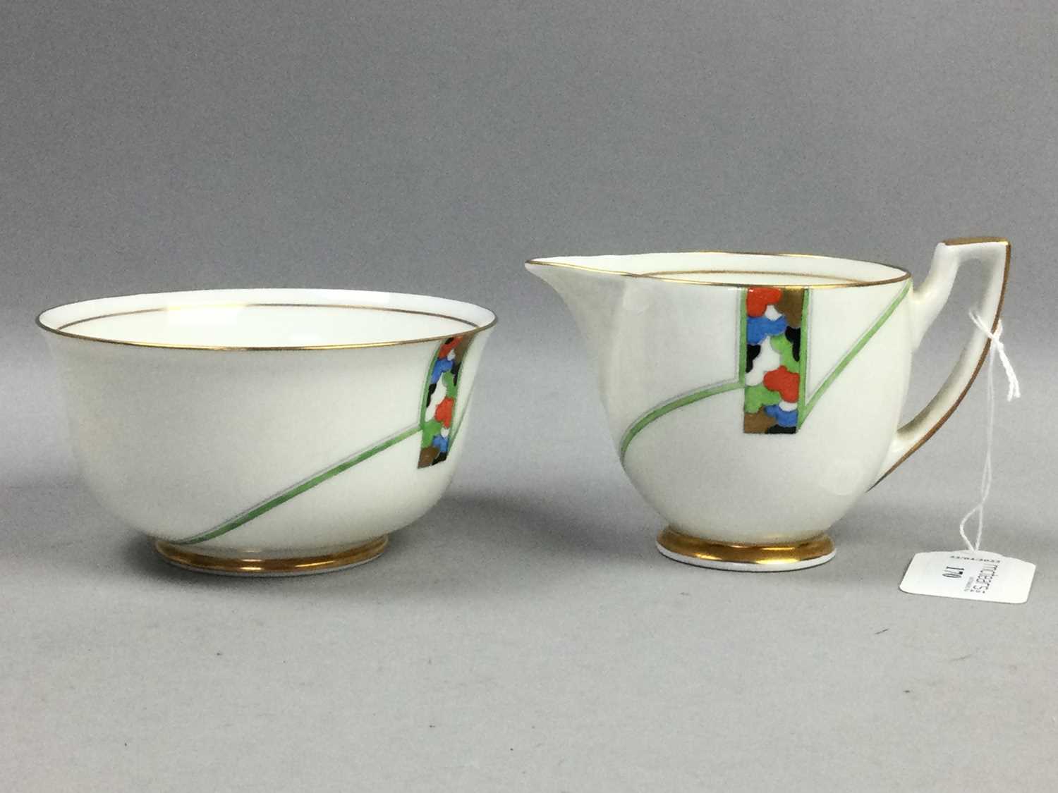 A ROYAL DOULTON 'ARAN' PATTERN PART TEA SERVICE