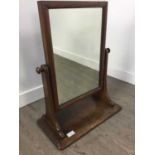 A MAHOGANY DRESSING MIRROR AND ANOTHER