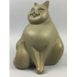 AN AUSTIN CERAMIC MODEL OF A STYLISED CAT