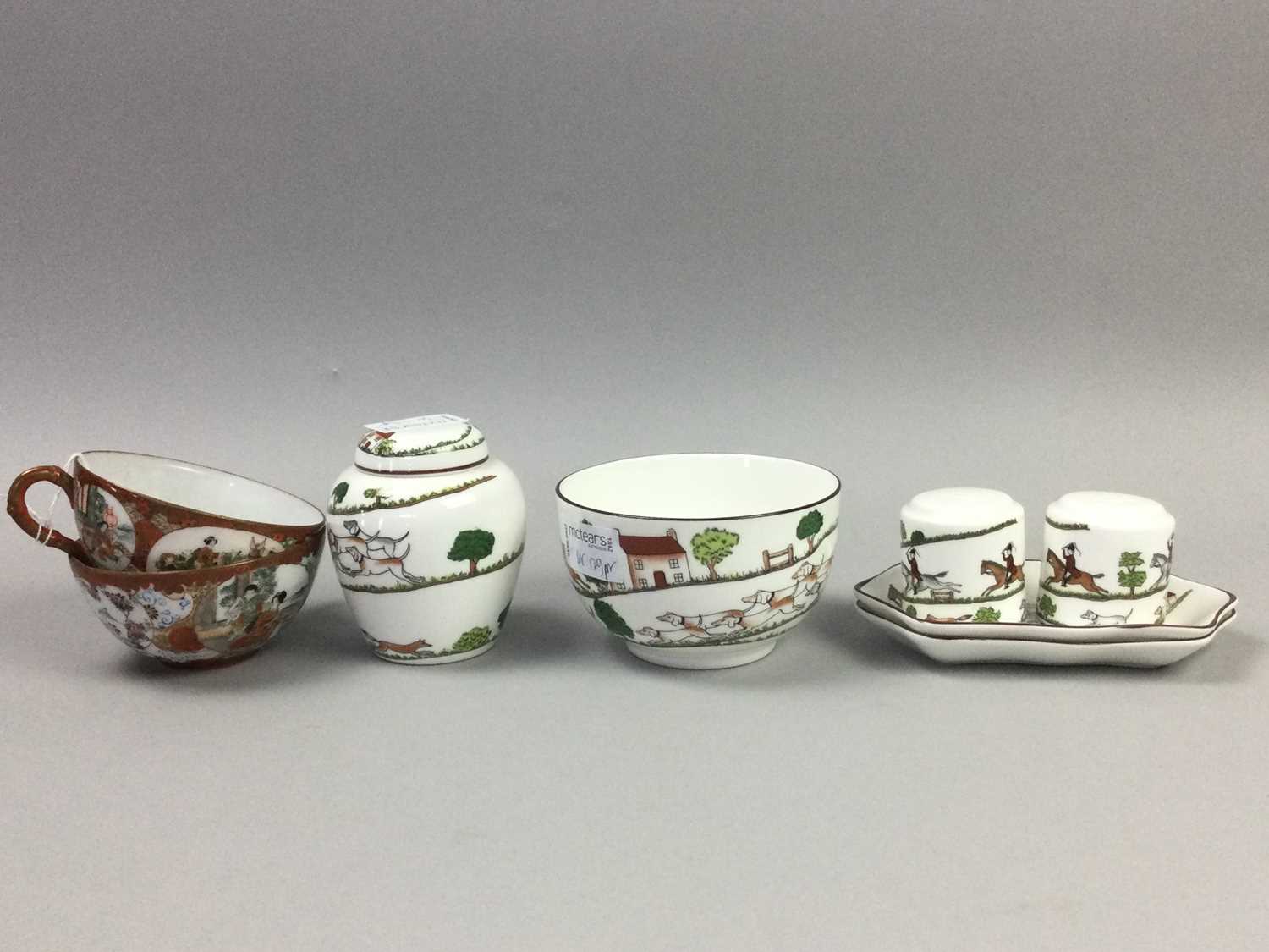 A JAPANESE PART EGGSHELL TEA SERVICE AND OTHERS - Image 2 of 7