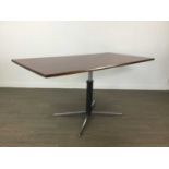 A GERMAN TEAK DINING TABLE BY RINCKLAKE VAN ENDERT