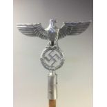 A REPRODUCTION THIRD REICH FLAG FINIAL