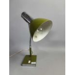 AN ITALIAN DESK LAMP BY PROVA AND ANOTHER LAMP