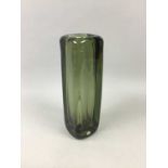 A SWEDISH GLASS VASE BY KOSTA