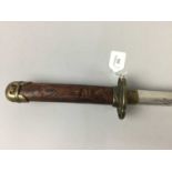 A REPRODUCTION JAPANESE SHORT SWORD
