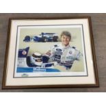 ALLAN MCNISH SIGNED LIMITED EDITION RACING PRINT