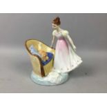 A ROYAL DOULTON FIGURE OF 'BEAT YOU TO IT' AND OTHER FIGURES