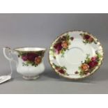 A ROYAL ALBERT 'OLD COUNTRY ROSES' PART COFFEE SERVICE ALONG WITH A ROYAL STAFFORD PART TEA SERVICE