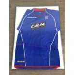 A RANGERS SIGNED SHIRT