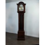 A REPRODUCTION LONGCASE CLOCK