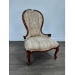 A VICTORIAN STYLE CHAIR