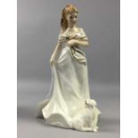 A ROYAL DOULTON FIGURE OF 'MORNING WALK' AND OTHER FIGURES