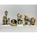 A LOT OF HUMMEL FIGURES OF CHILDREN