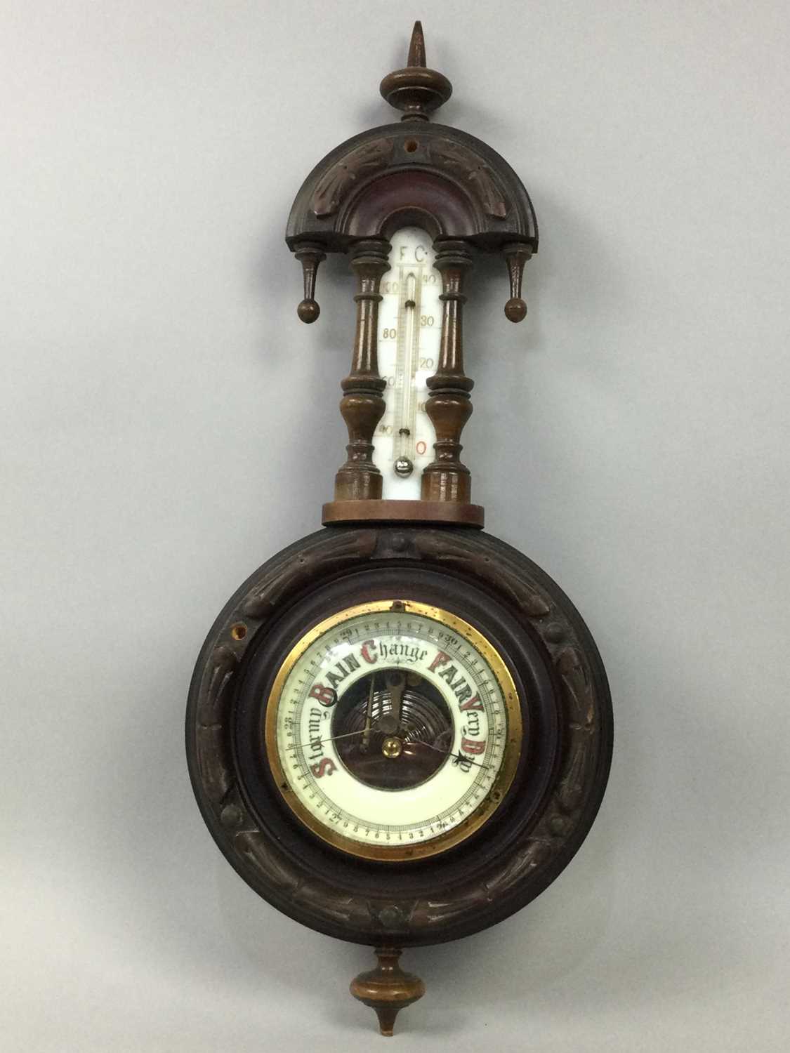 THREE BAROMETERS AND VARIOUS OTHER ITEMS