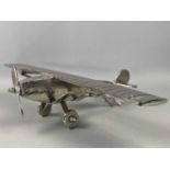 A DESK TOP MODEL OF THE SPIRIT OF ST. LOUIS MONOPLANE FLOWN BY CHARLES LINDBERGH