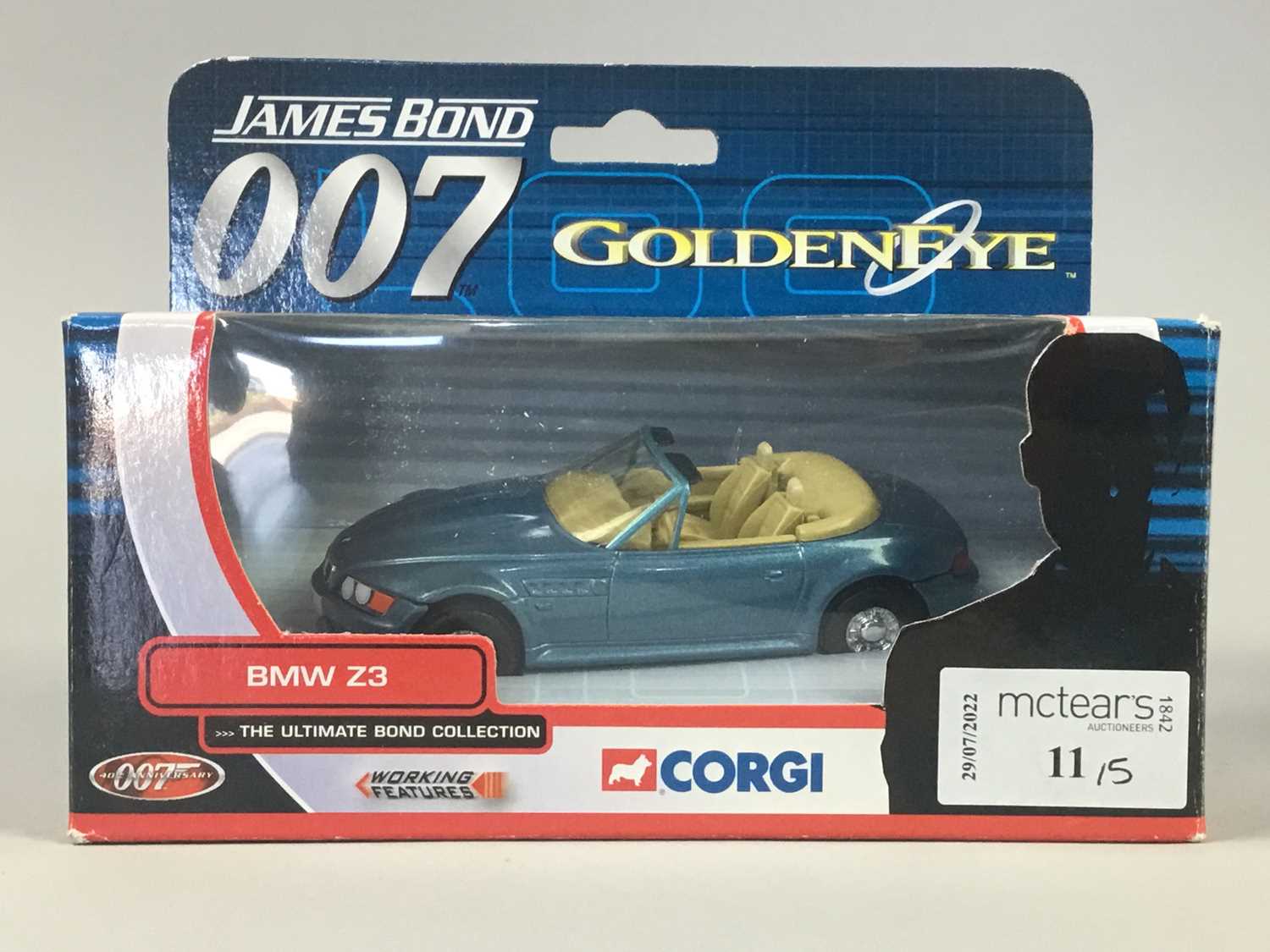 A LOT OF FIVE FILM AND TV THEMED CORGI MODELS