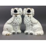 A PAIR OF BESWICK WALLY DOGS