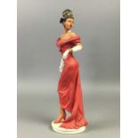 A ROYAL DOULTON FIGURE OF 'JENNIFER' AND SIX OTHERS