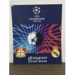 CHAMPIONS LEAGUE FINAL 2002 OFFICIAL MATCH POSTER