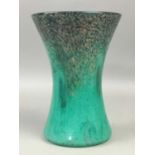 A STRATHEARN ART GLASS VASE AND A BOWL