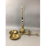 A SET OF BRASS SCALES