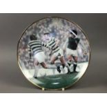 FOUR CELTIC F.C. DANBURY MINT PLATES, PUBLICATIONS AND PROGRAMMES