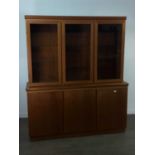 A RASMUS THREE DOOR TEAK SIDEBOARD