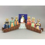 A ROYAL DOULTON BUNNYKINS FIGURE OF 'HENRY VIII AND HIS WIVES