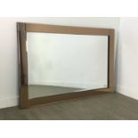 A LARGE WALL MIRROR