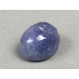 **A CERTIFICATED UNMOUNTED TANZANITE