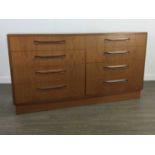 A G-PLAN CHEST OF EIGHT DRAWERS