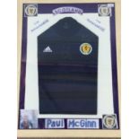 PAUL MCGINN SIGNED SCOTLAND SHIRT