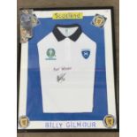 BILLY GILMOUR SIGNED SCOTLAND POLO TOP