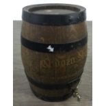 AN OAK SHERRY KEG