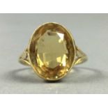 A CITRINE RING