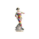 A ROYAL DOULTON FIGURE OF 'HARLEQUIN'
