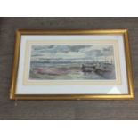 SCOTTISH COAST, A WATERCOLOUR BY FRANK ADCROFT
